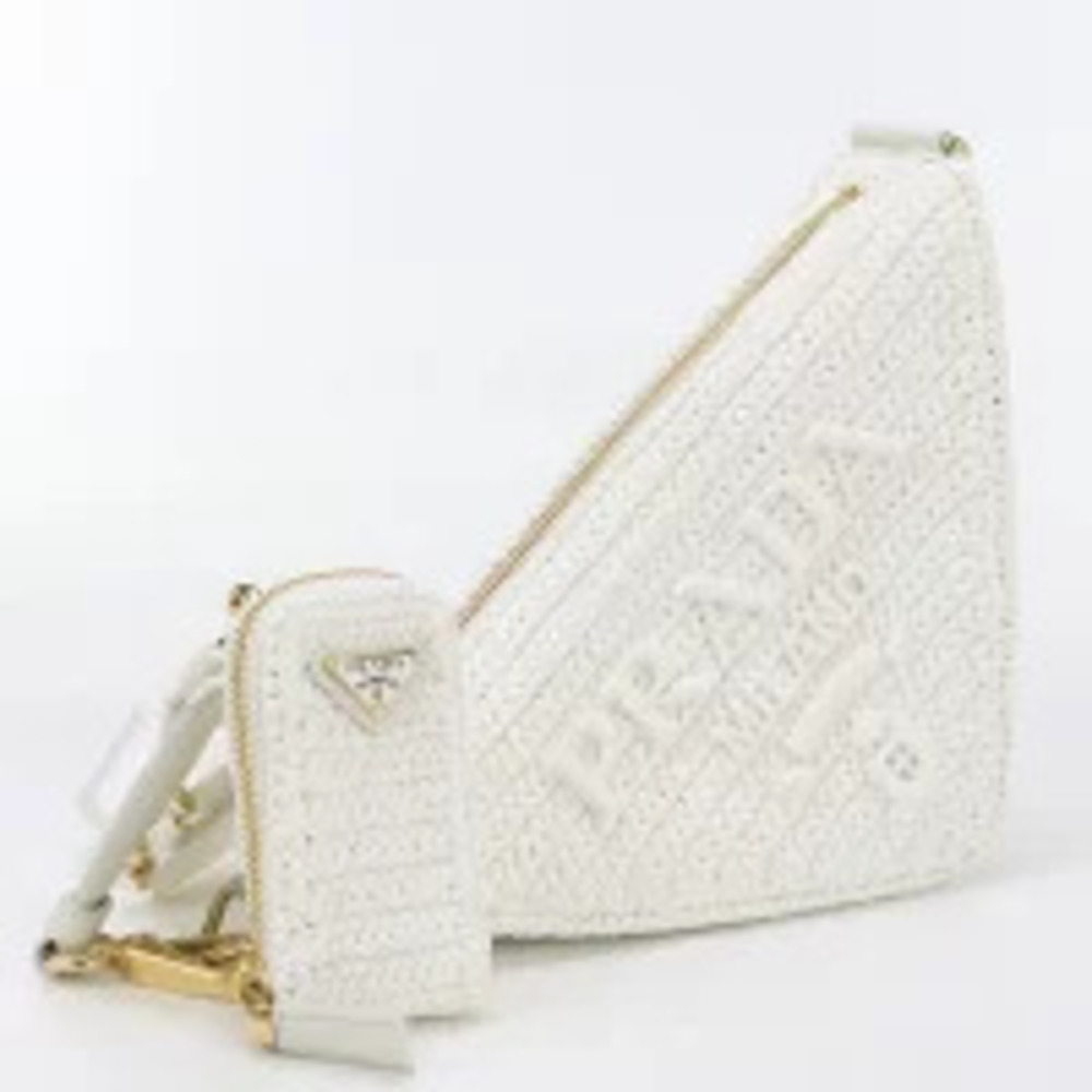 Prada Shoulder Bag White Crossbody